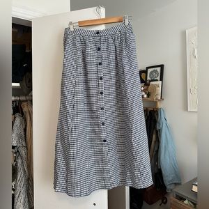 Reformation Linen Skirt NWOT